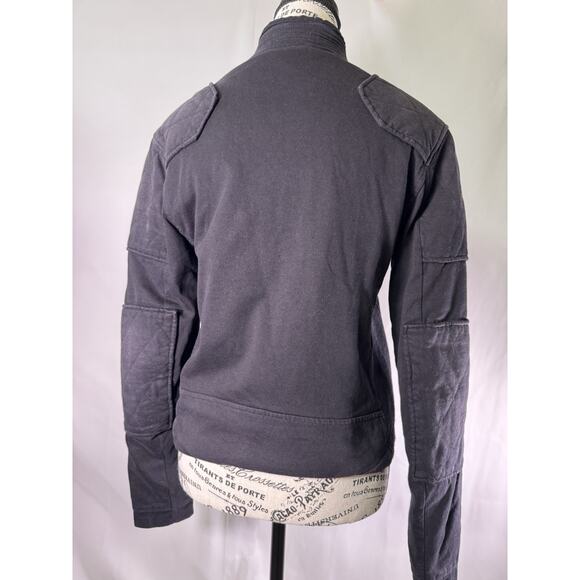 Polo Ralph Lauren Jacket Womens Small‎ Black Quilted Cotton Zip - Picture 3 of 7